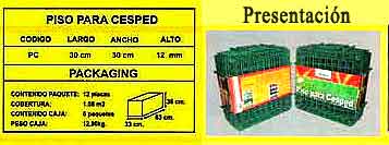 Presentacion Piso para Cesped